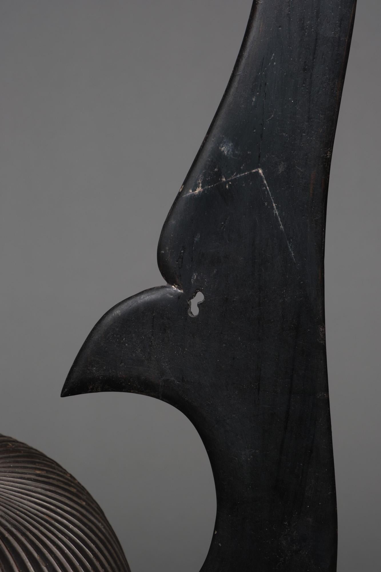 Japanese Edo-Period 62-Plate Kabuto 兜 'Helmet' with Long Lacquer Wakidate 8