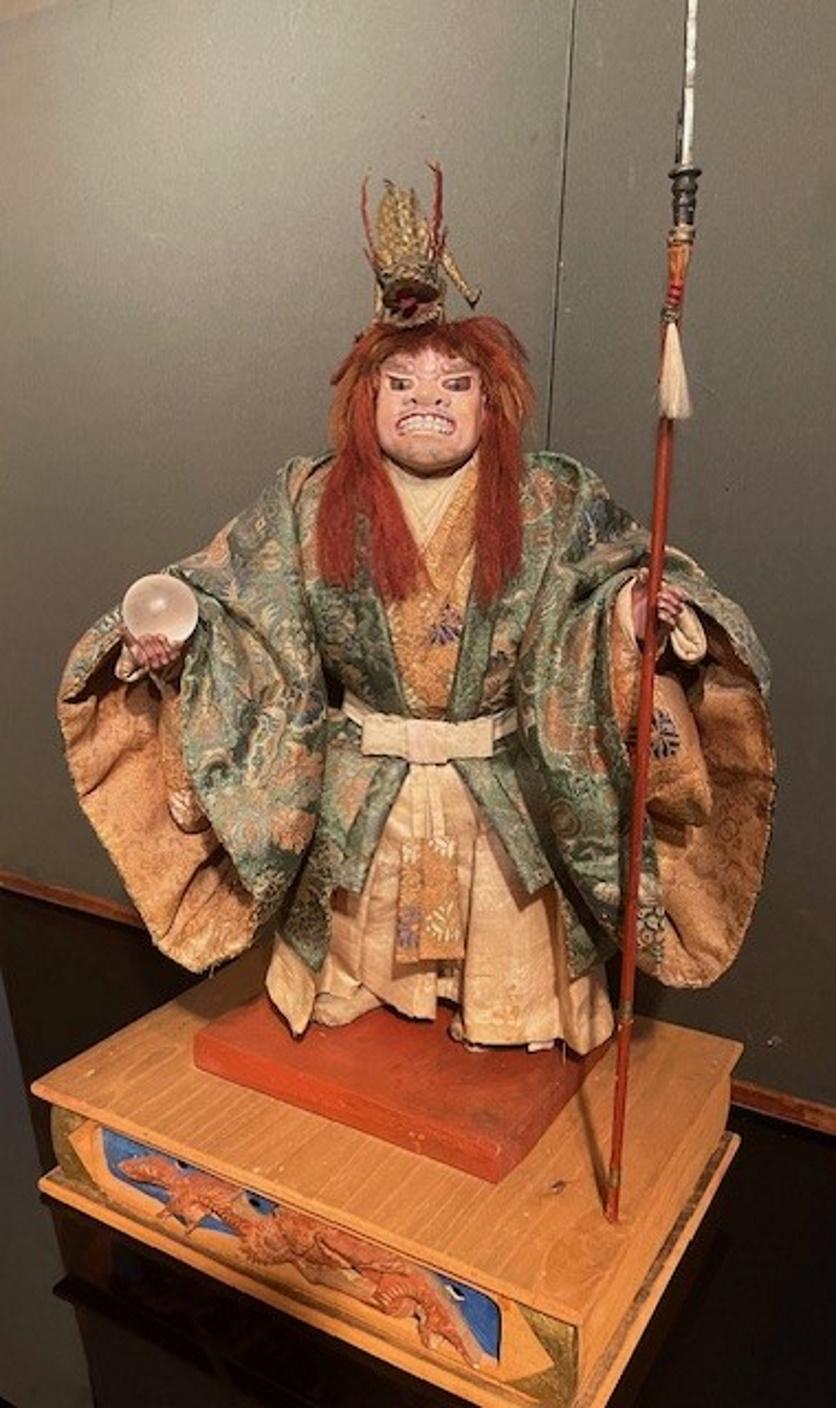 Japonisme Japanese  Edo Period Dragon God Ningyô, Ca. 1820 For Sale