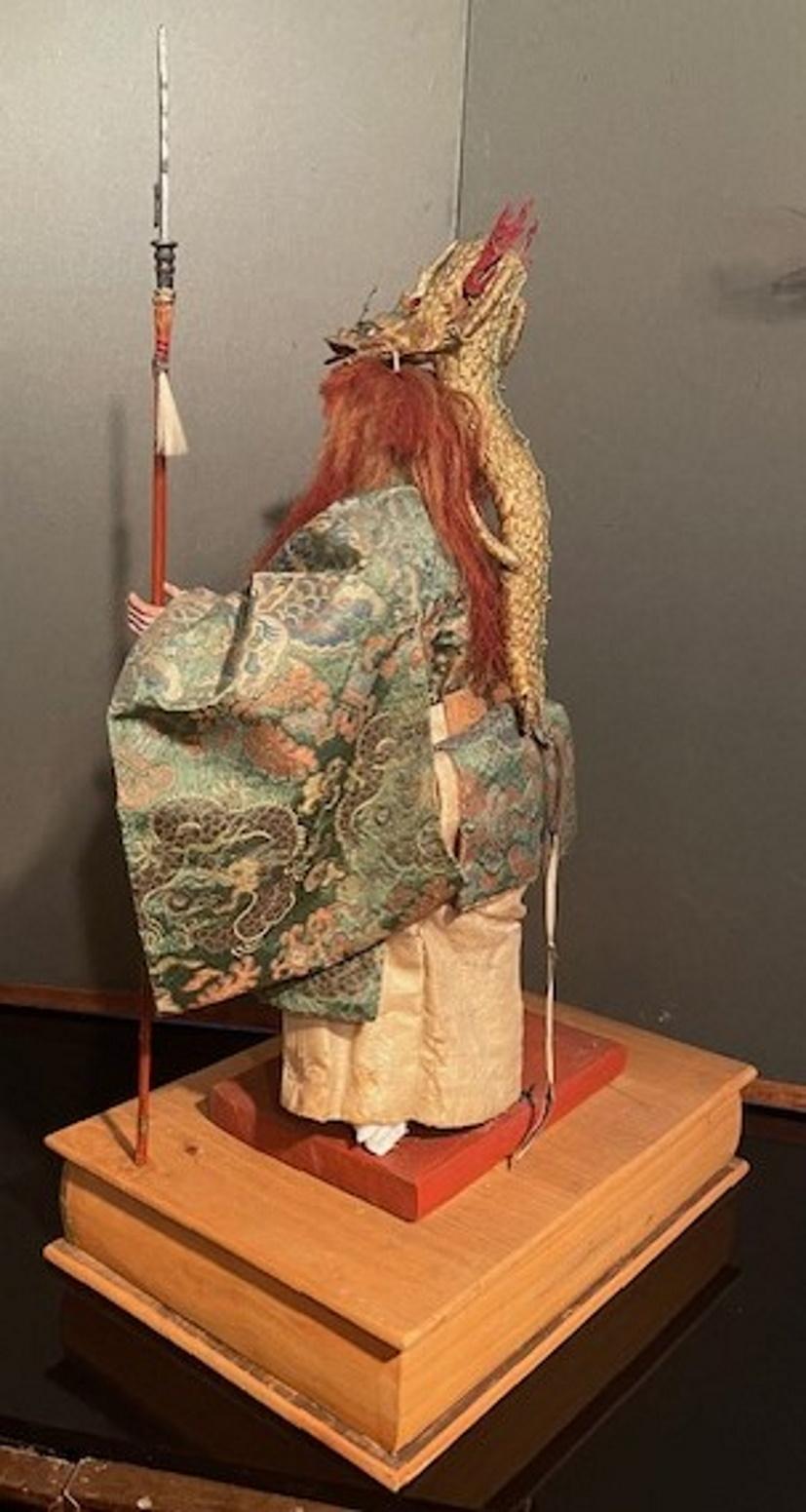 Japanese  Edo Period Dragon God Ningyô, Ca. 1820 In Good Condition For Sale In New York, NY