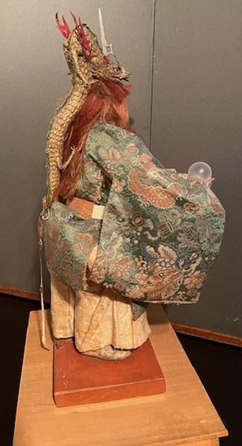 Japanese  Edo Period Dragon God Ningyô, Ca. 1820 For Sale 1