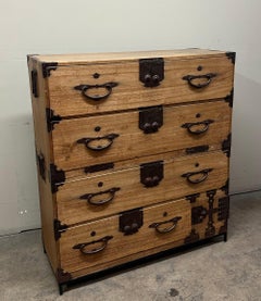 Japanese Edo Period Isho Dansu - Clothing Chest