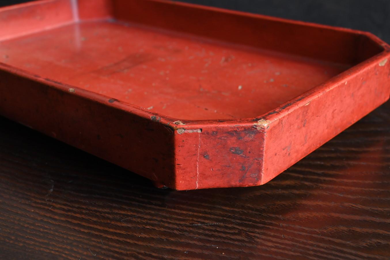Bandeja de laca japonesa del periodo Edo/1700-1868/bandeja para tazas de café/soporte expositor 2