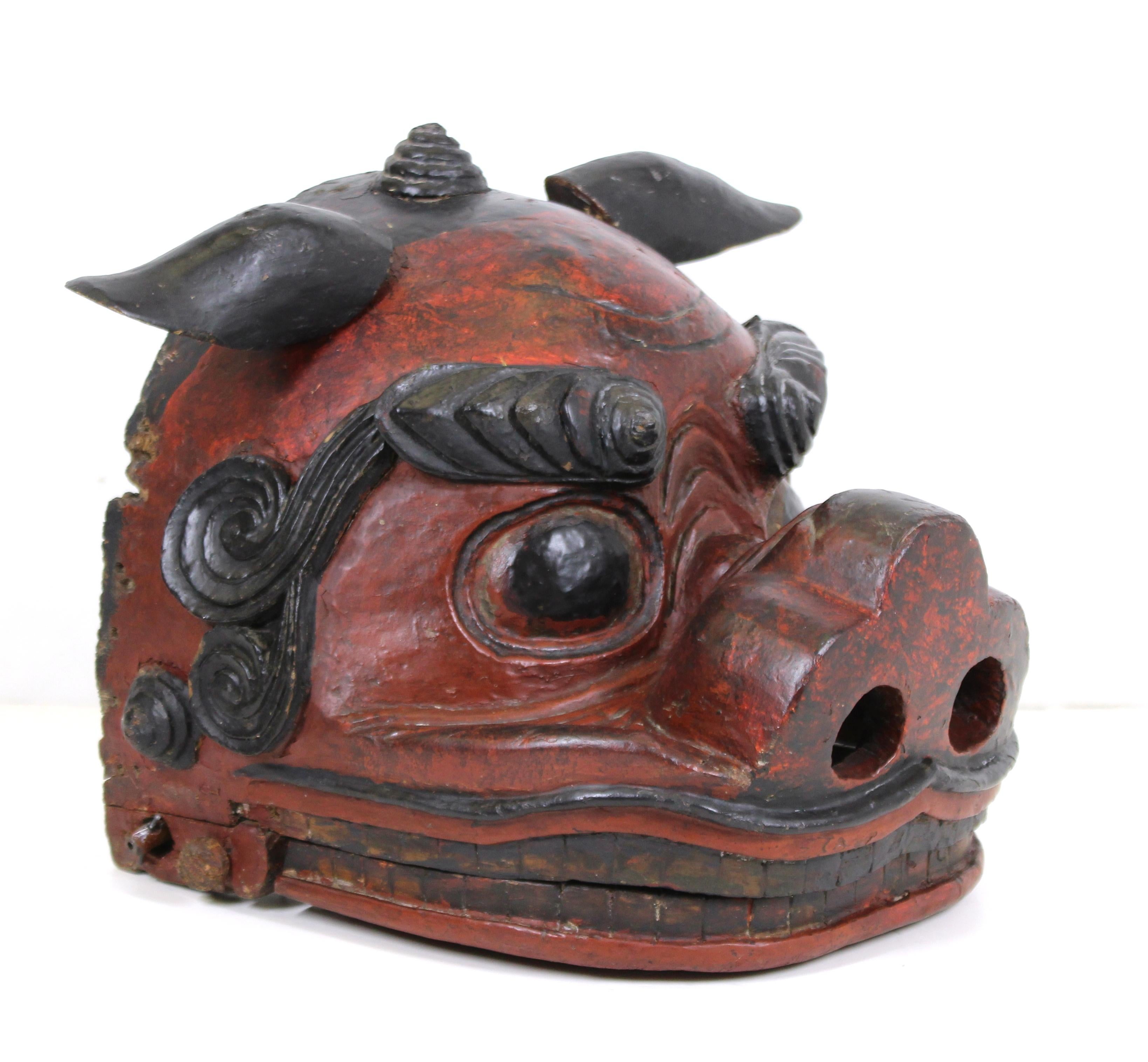 japanese lion mask