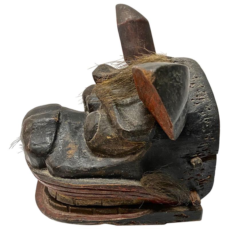 Noh Edo Period Lion Mask II For Sale