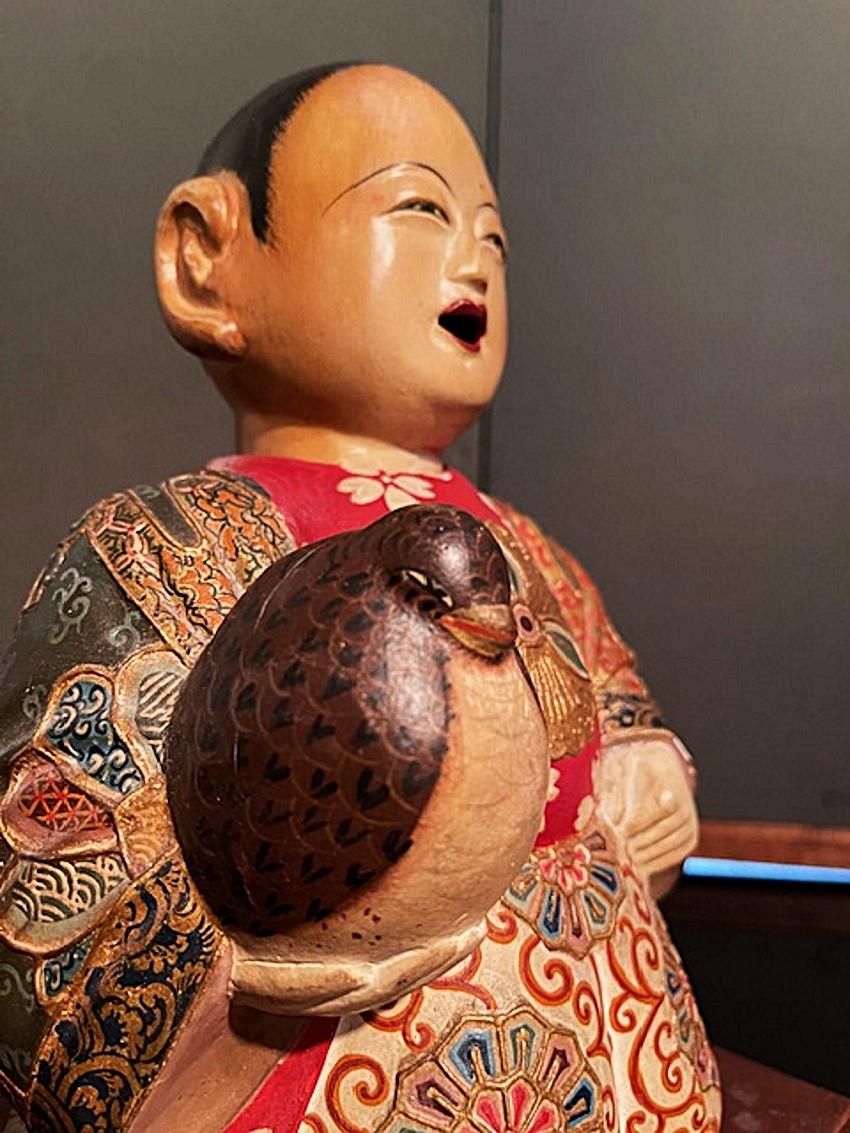 Saga Ningyo giapponese del periodo Edo, 1850 ca. 1850 In condizioni buone in vendita a New York, NY