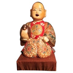 Ningyo Saga japonés del Periodo Edo, Ca. 1850