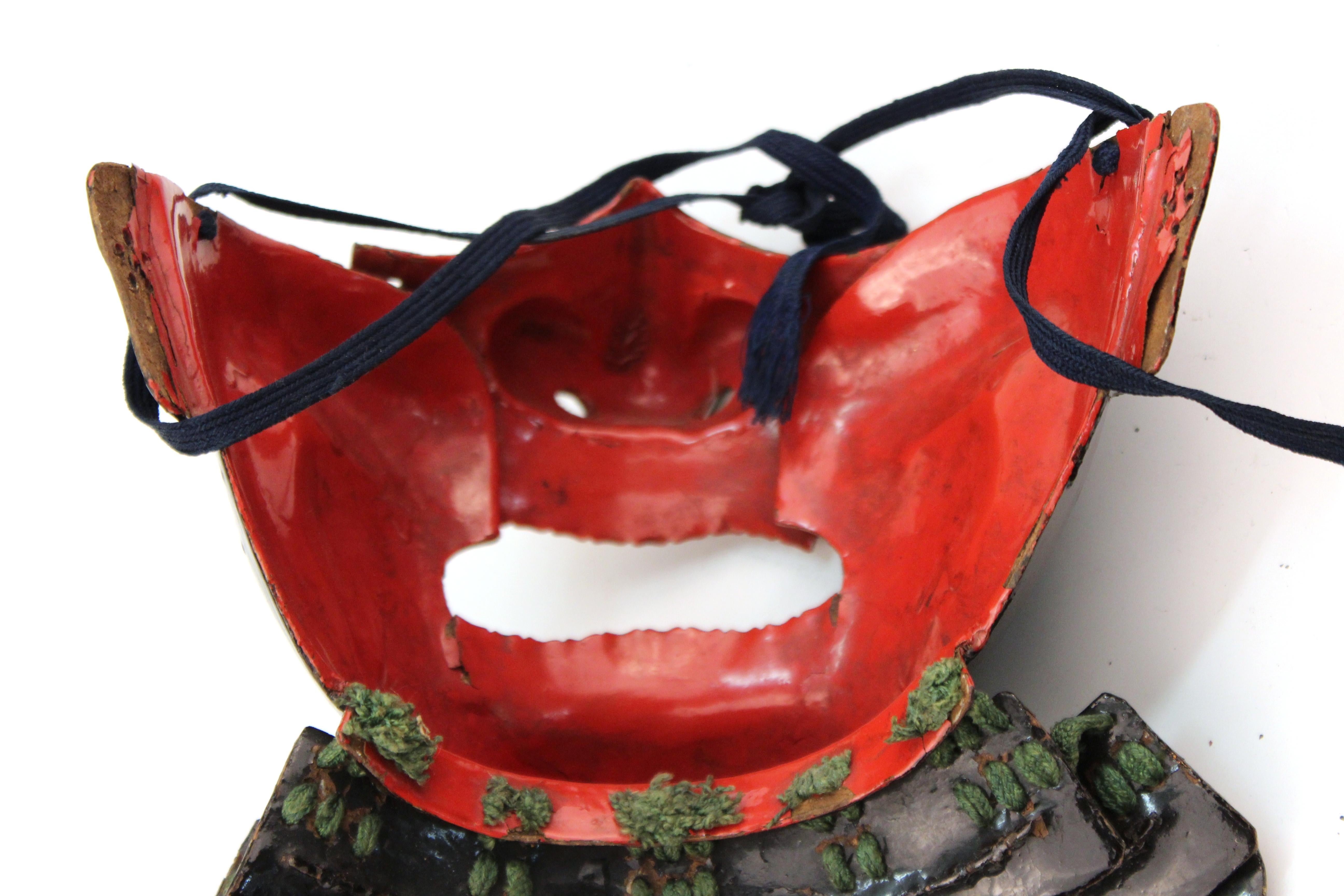 Japanese Edo Period Samurai Mask 6