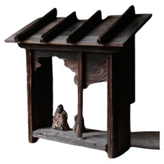 Used Japanese edo period shrine altar 