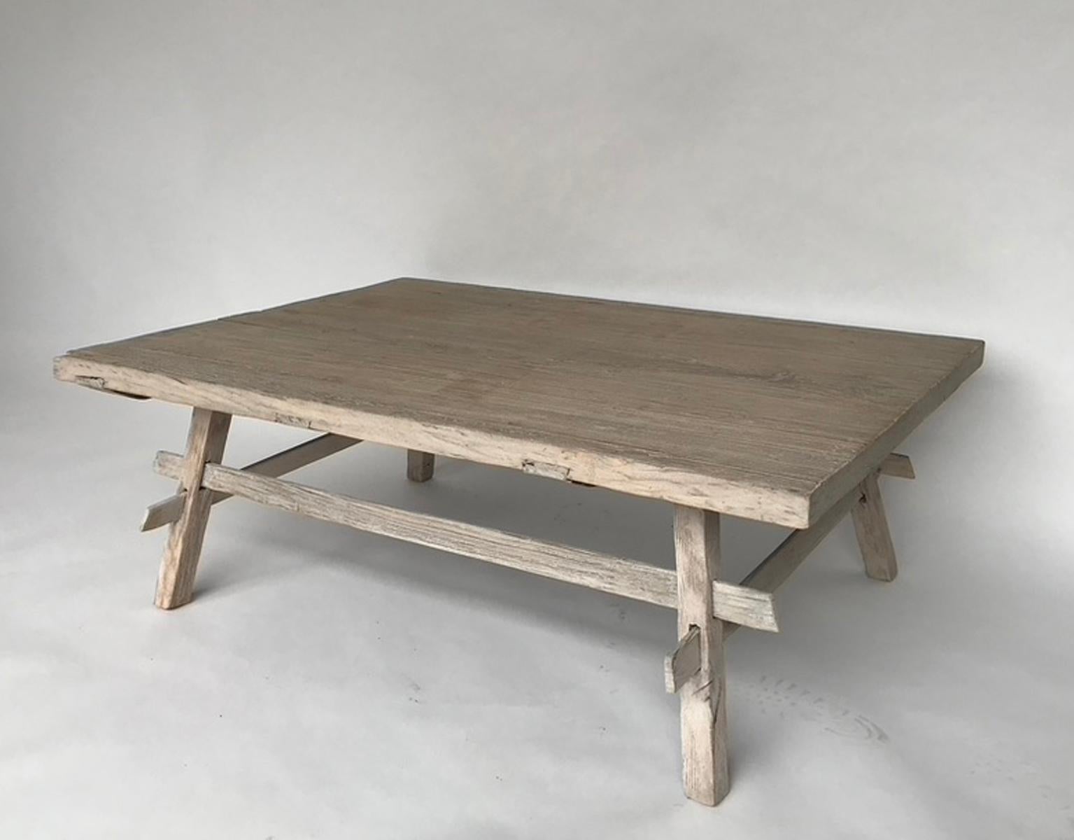 Japanese Elm Coffee or Cocktail Table 5