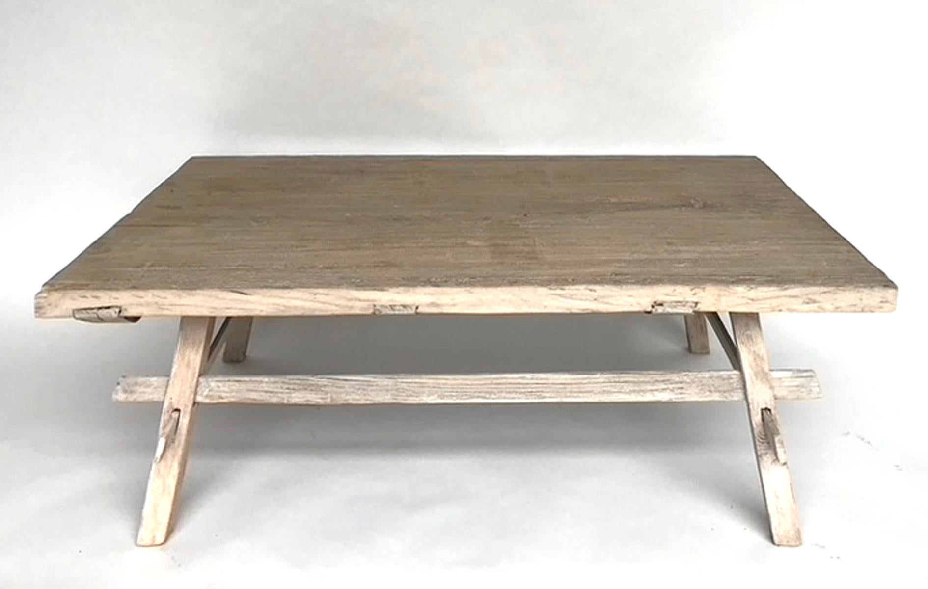 Japanese Elm Coffee or Cocktail Table 6