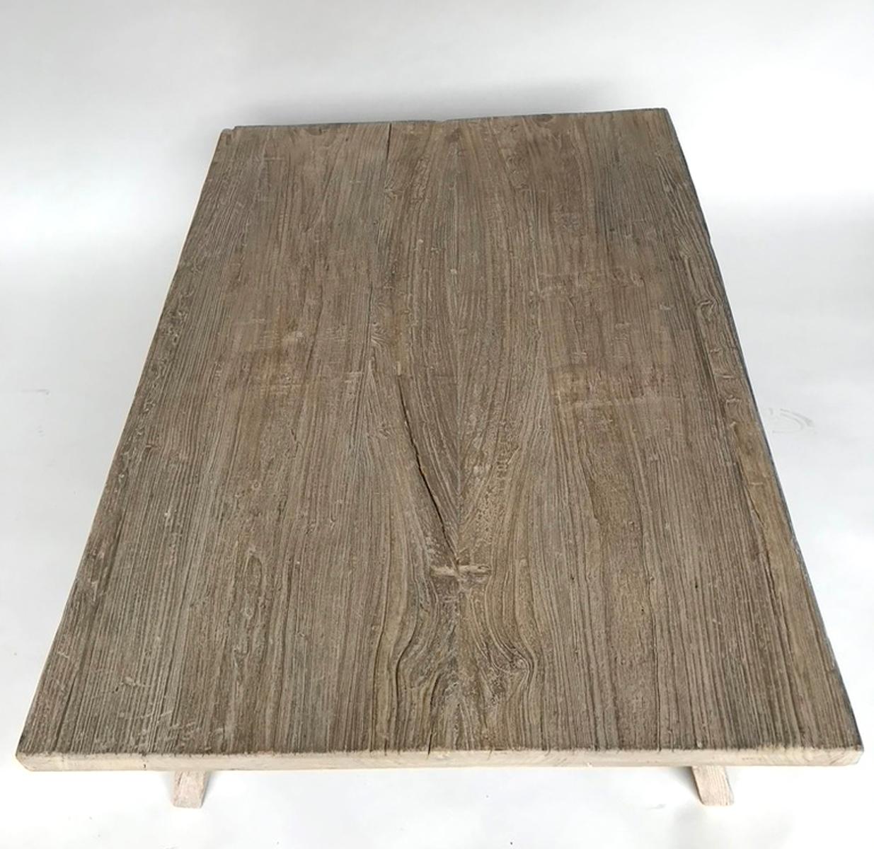 Japanese Elm Coffee or Cocktail Table 1