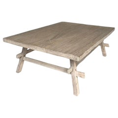 Used Japanese Elm Coffee or Cocktail Table