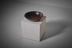 Japanese Elm Wooden Bowl, Early 20th Century