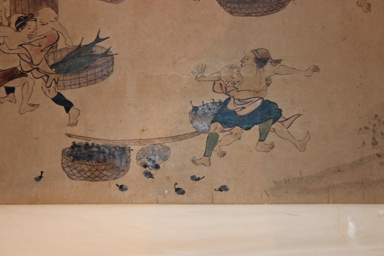 Japanese Emaki, Fish at 1stDibs