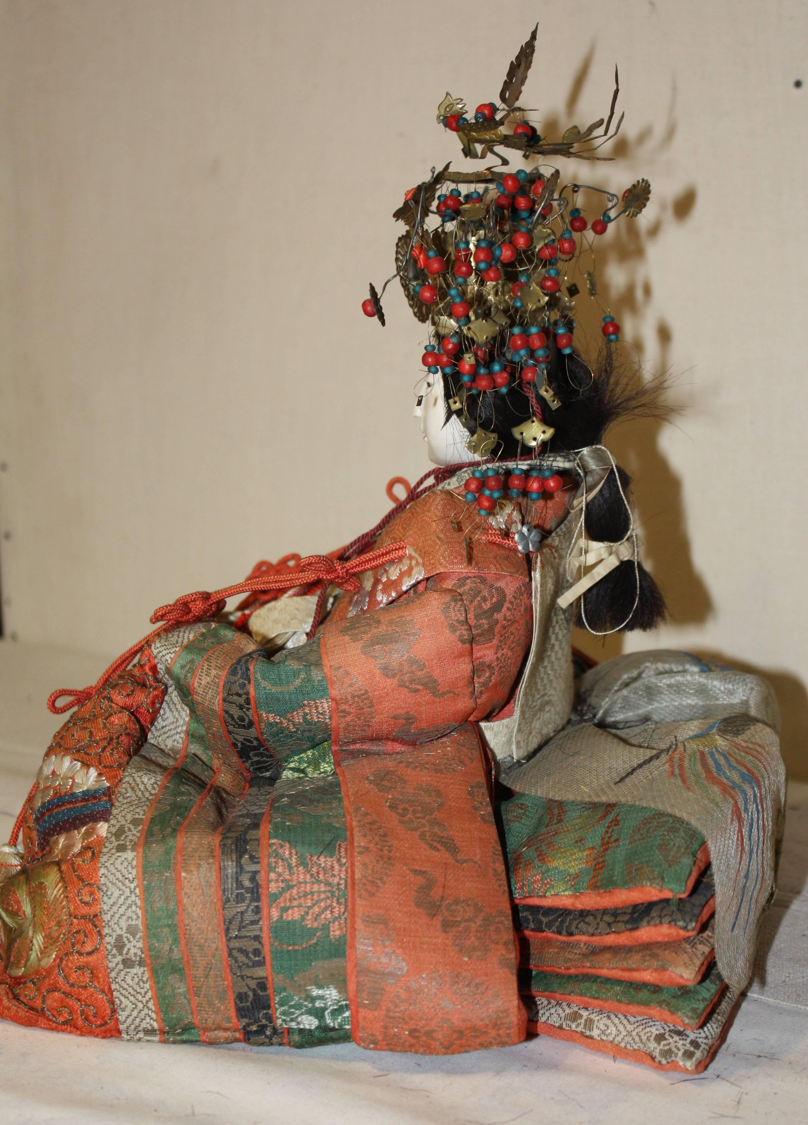 Japanese Emperor and Empress Dolls, Meiji Period 1