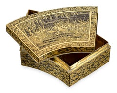 Japanese Enamel Inlay Box