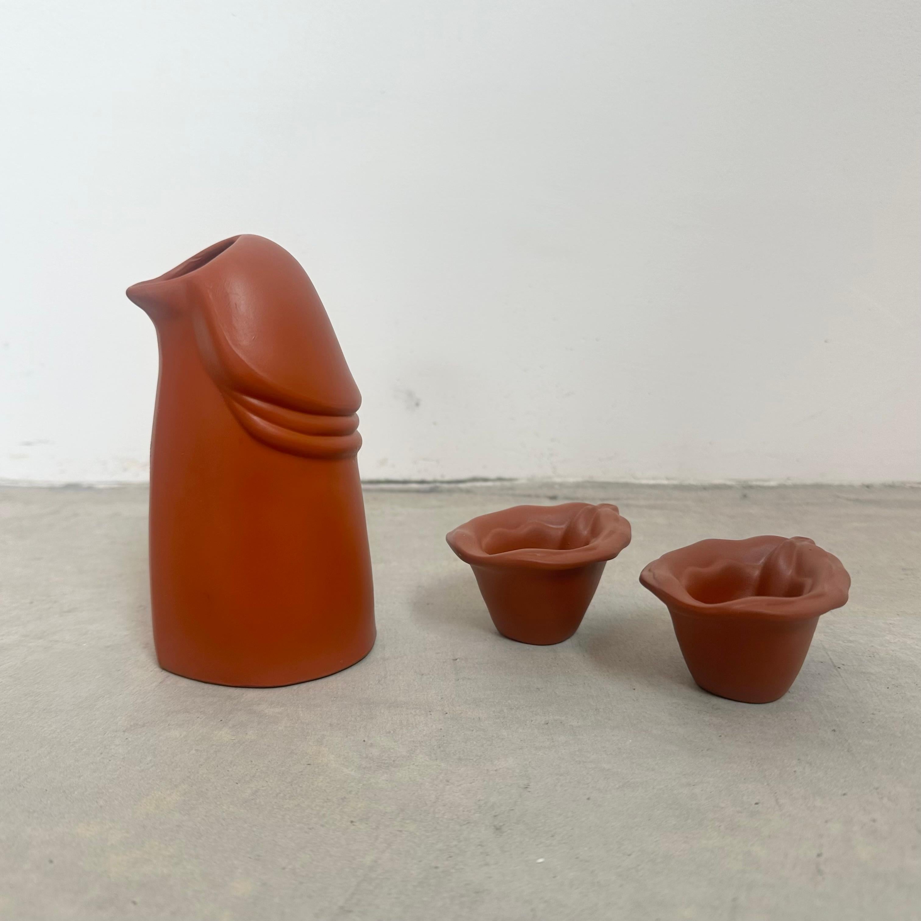 Late 20th Century Japanese Erotic Sake Set, 1970s Japan