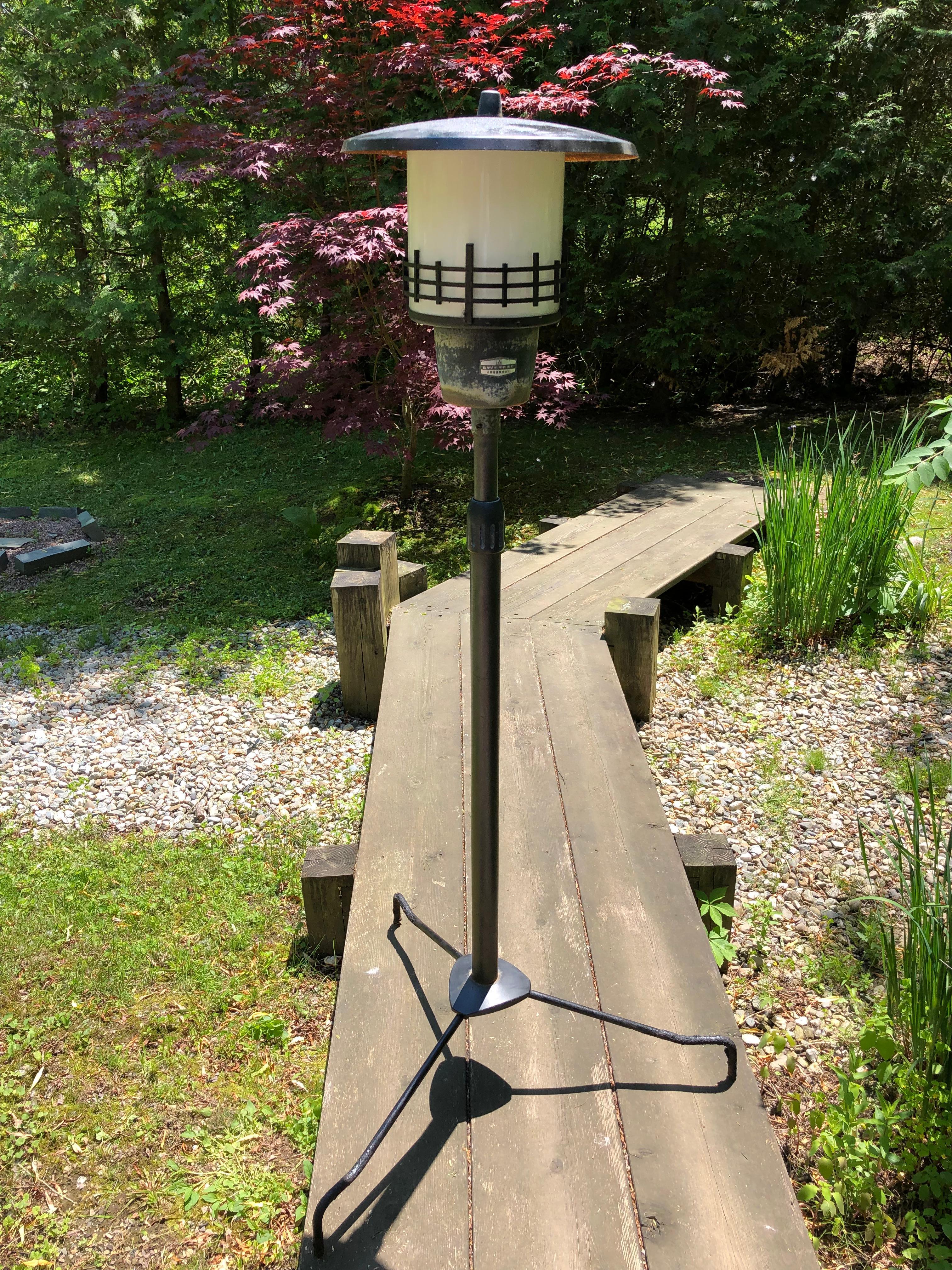 Japanese Tall Mid Century Garden Lamp  5