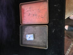 Japanese Fighting dragon Ink and Pen Box