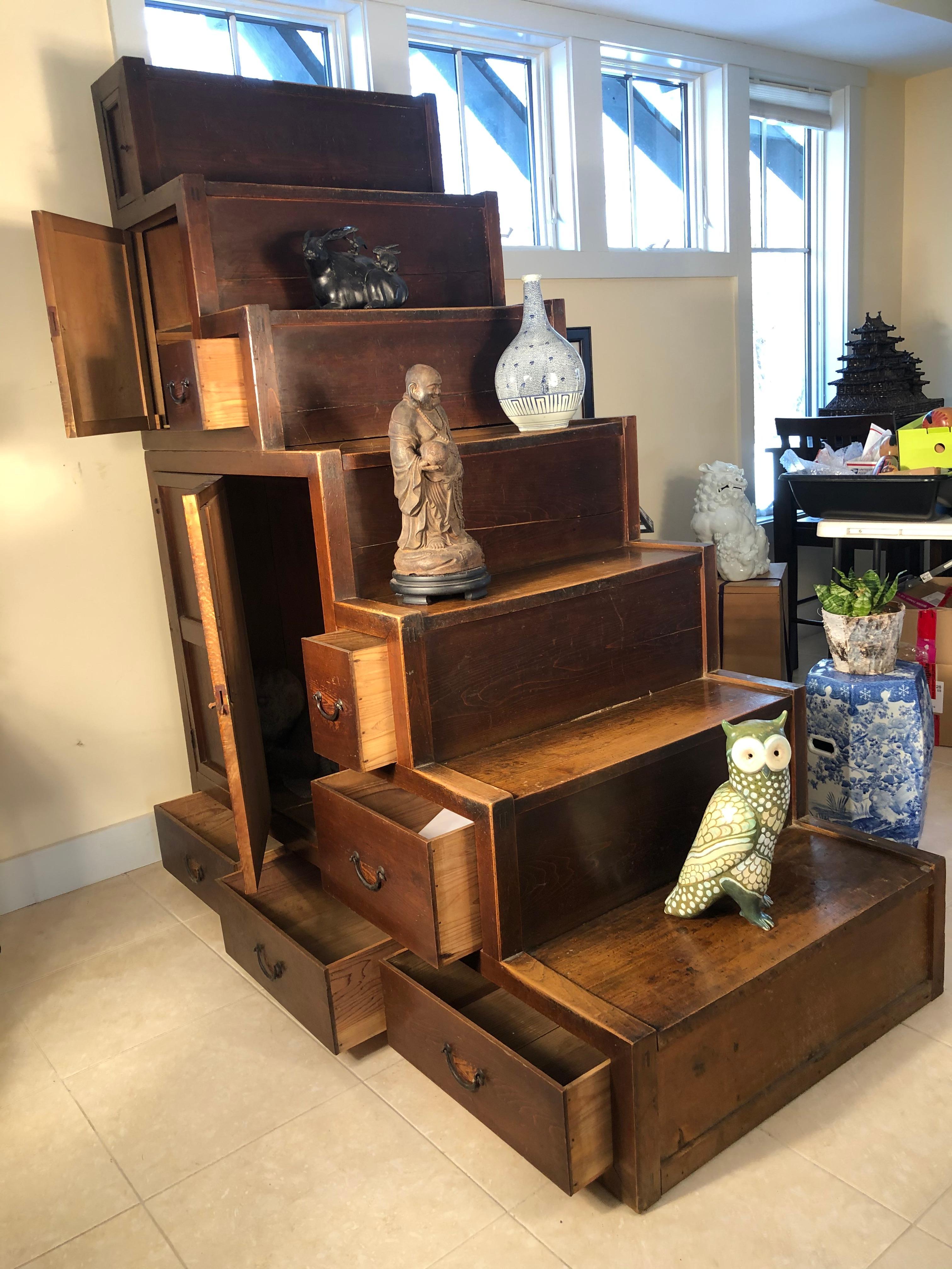 tansu step cabinet