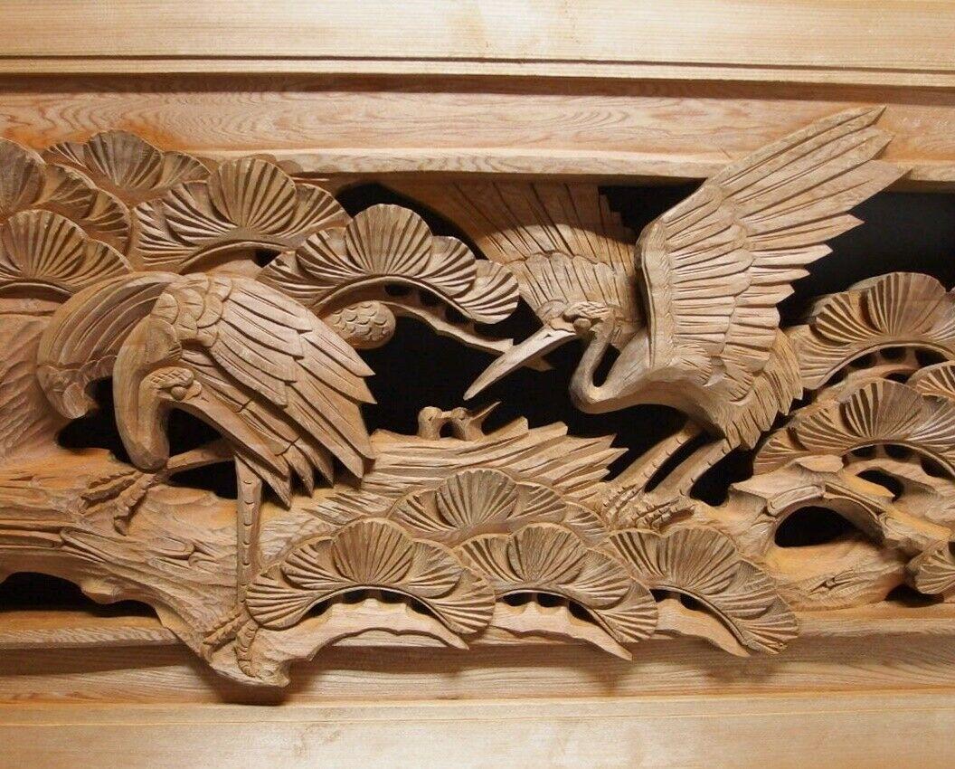 Taisho Japanese Fine Antique Hand Carved 