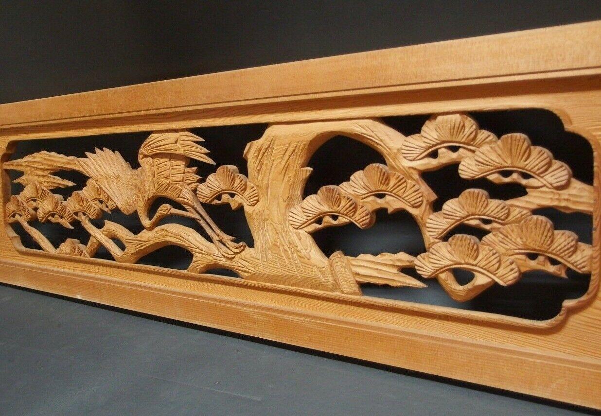 Showa Japanese Fine Antique Hand Carved 