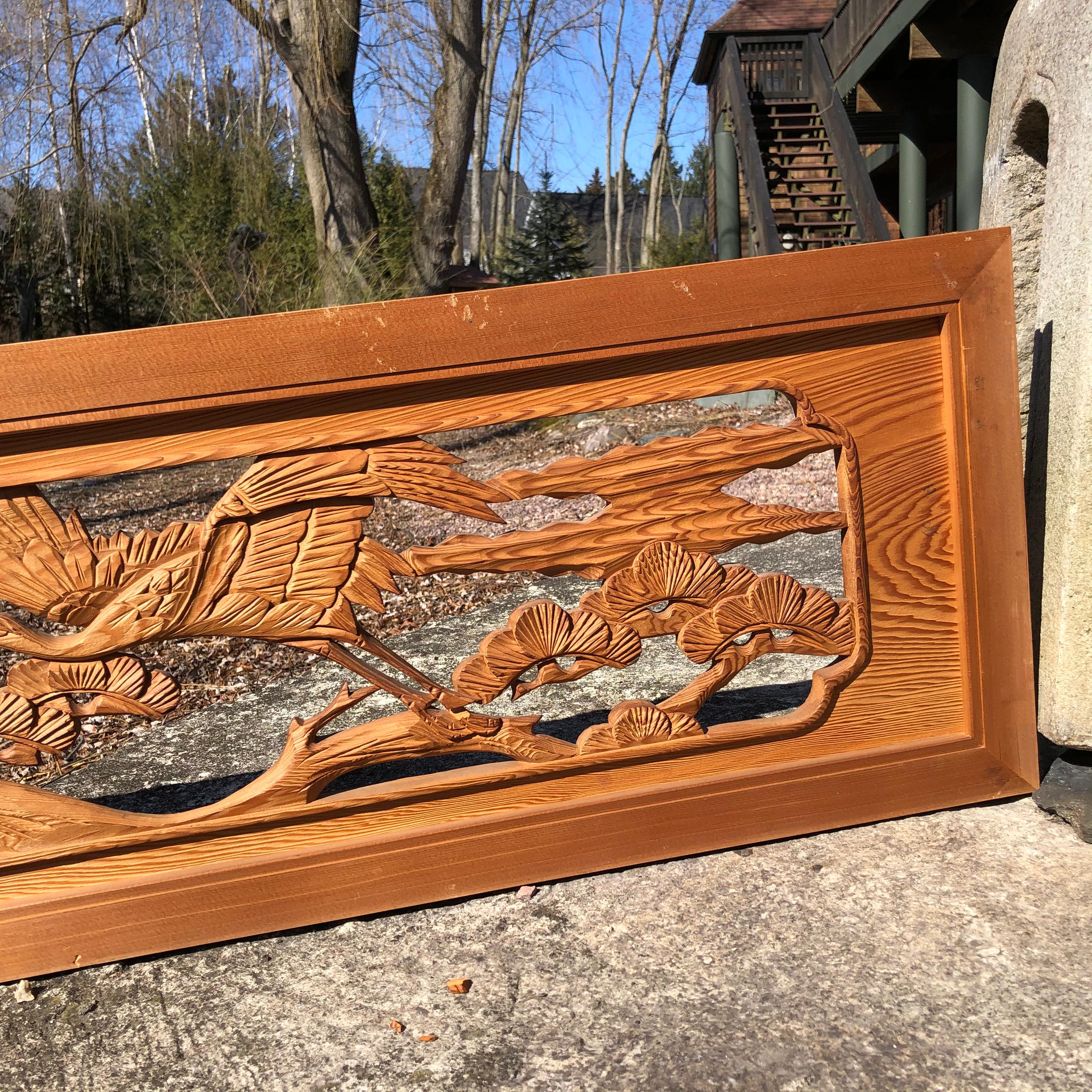 Mid-20th Century Japanese Fine Antique Hand Carved 