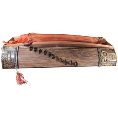 Lute de violon japonaise Koto laquée ancienne, taille rare, Meiji, 19ème siècle