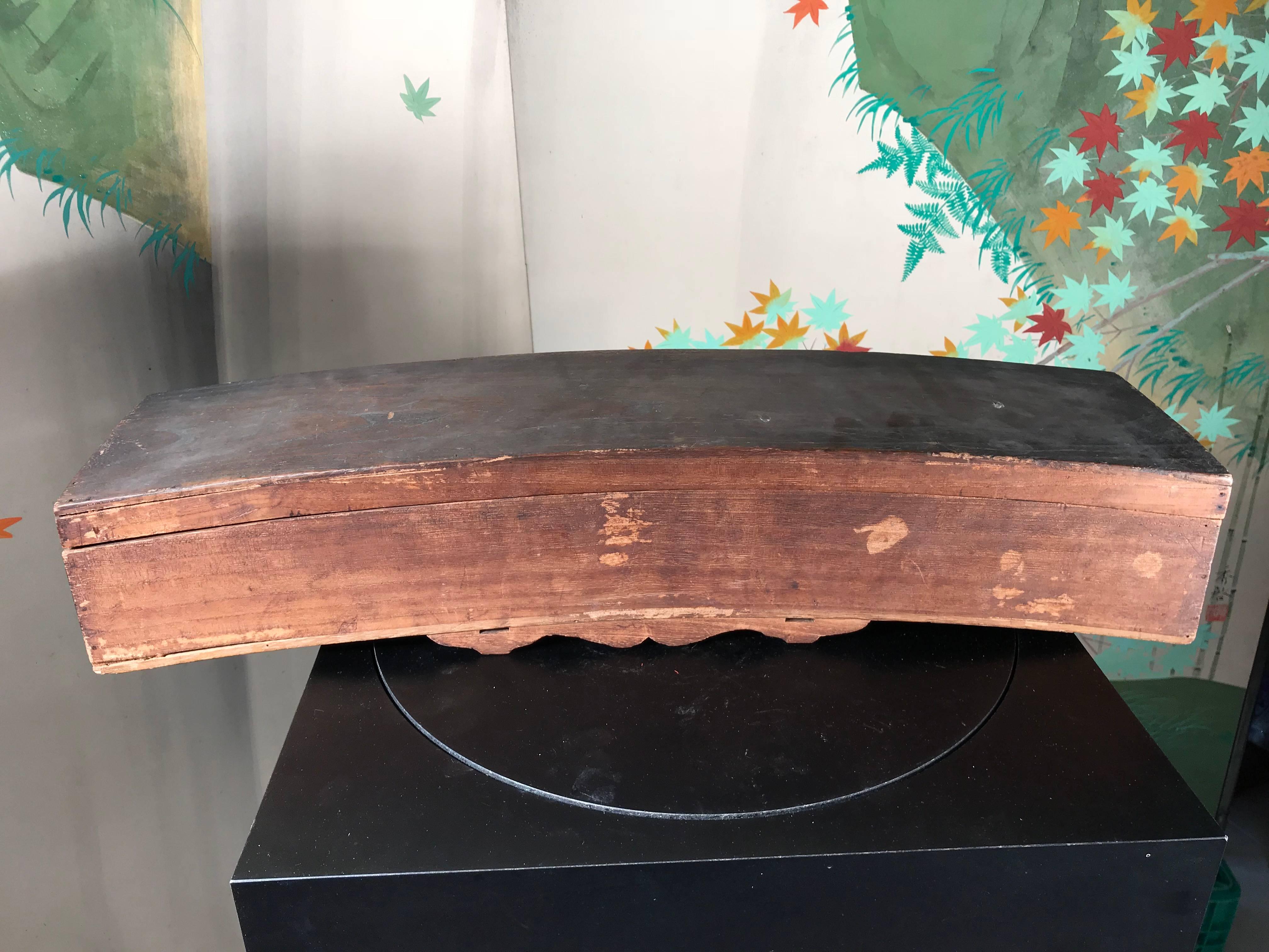 Lute de violon japonaise Koto laquée ancienne, taille rare, Meiji, 19ème siècle 10