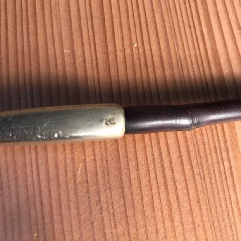 Japanese Fine Antique Pure Silver Pipe Kiseru Rare Find from Kyoto 1