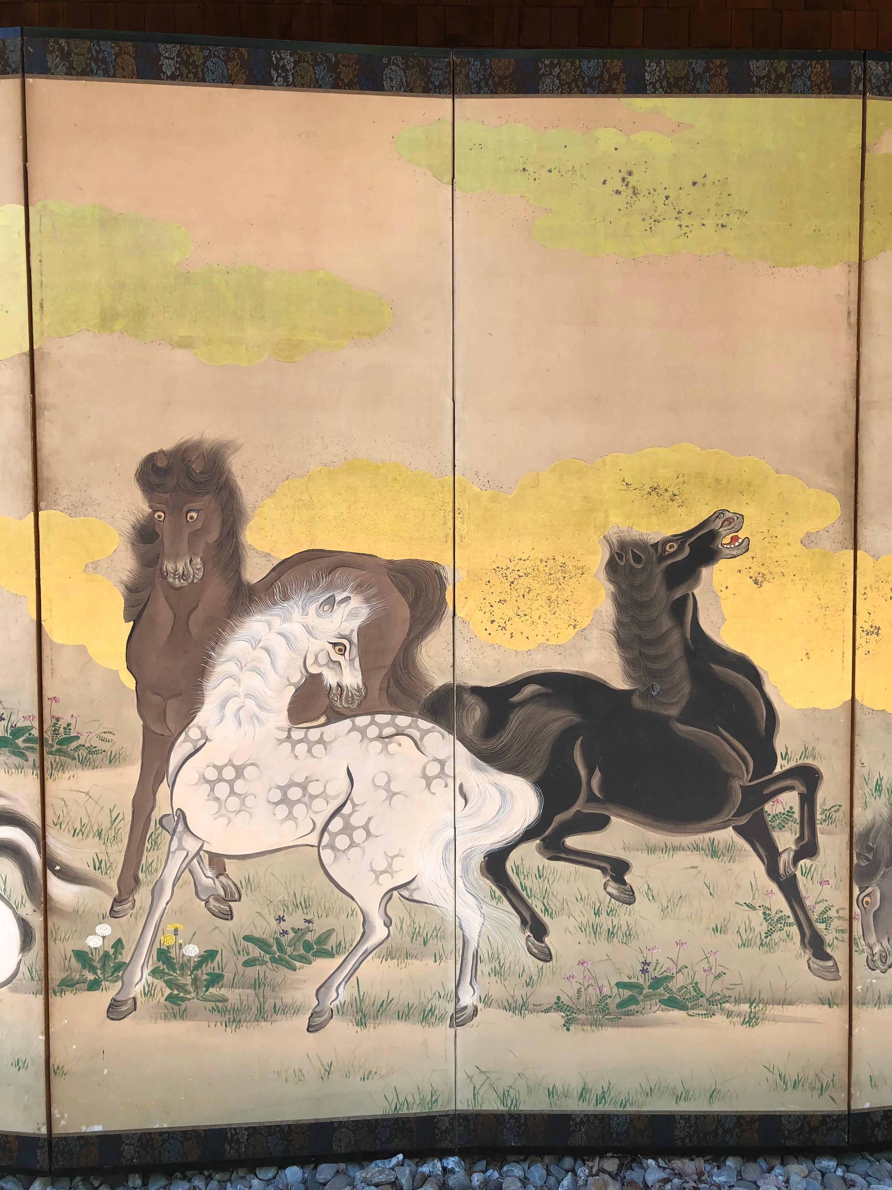 japanese horse painting
