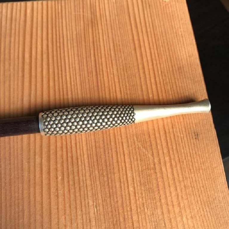 Japanese Fine Antique Silver Pipe Kiseru Rare find from Kyoto 4