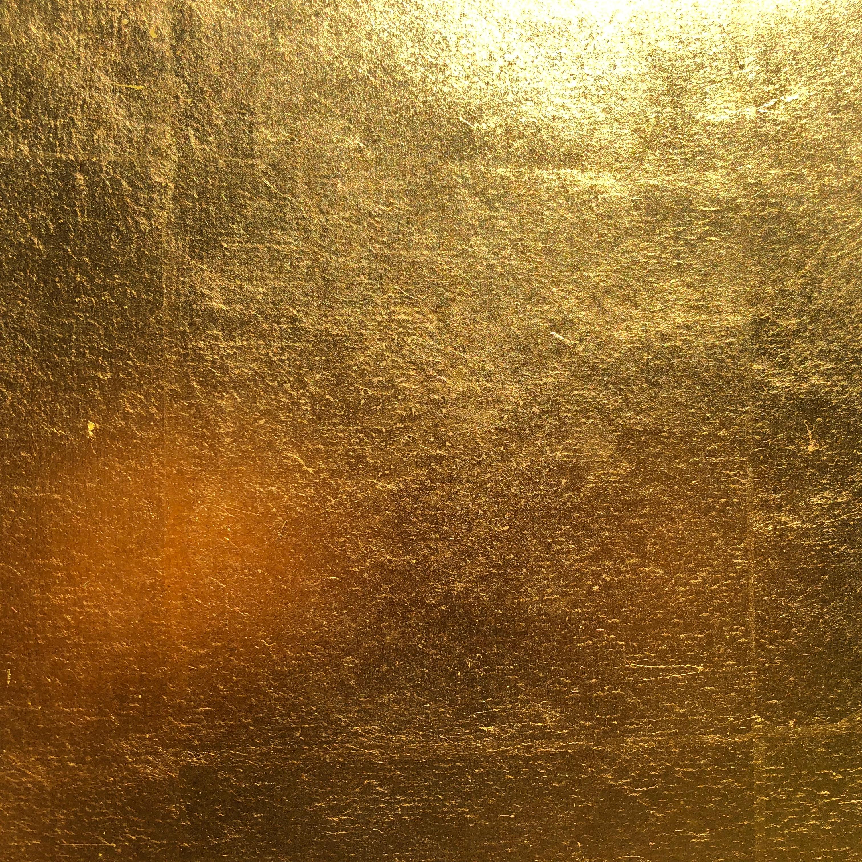 Japanese Fine Antique Stunning Gold Leaf Screen 2