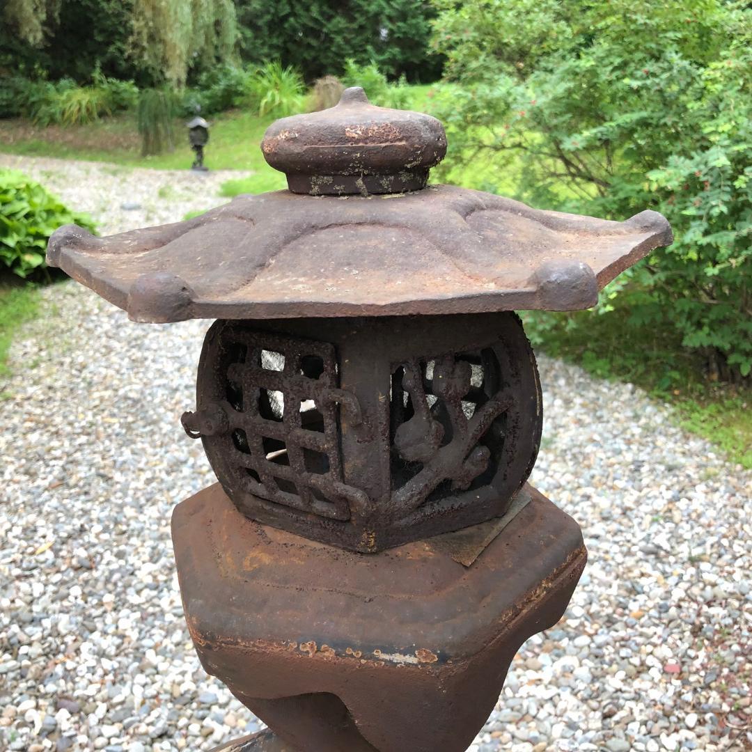 japanese cast iron lantern