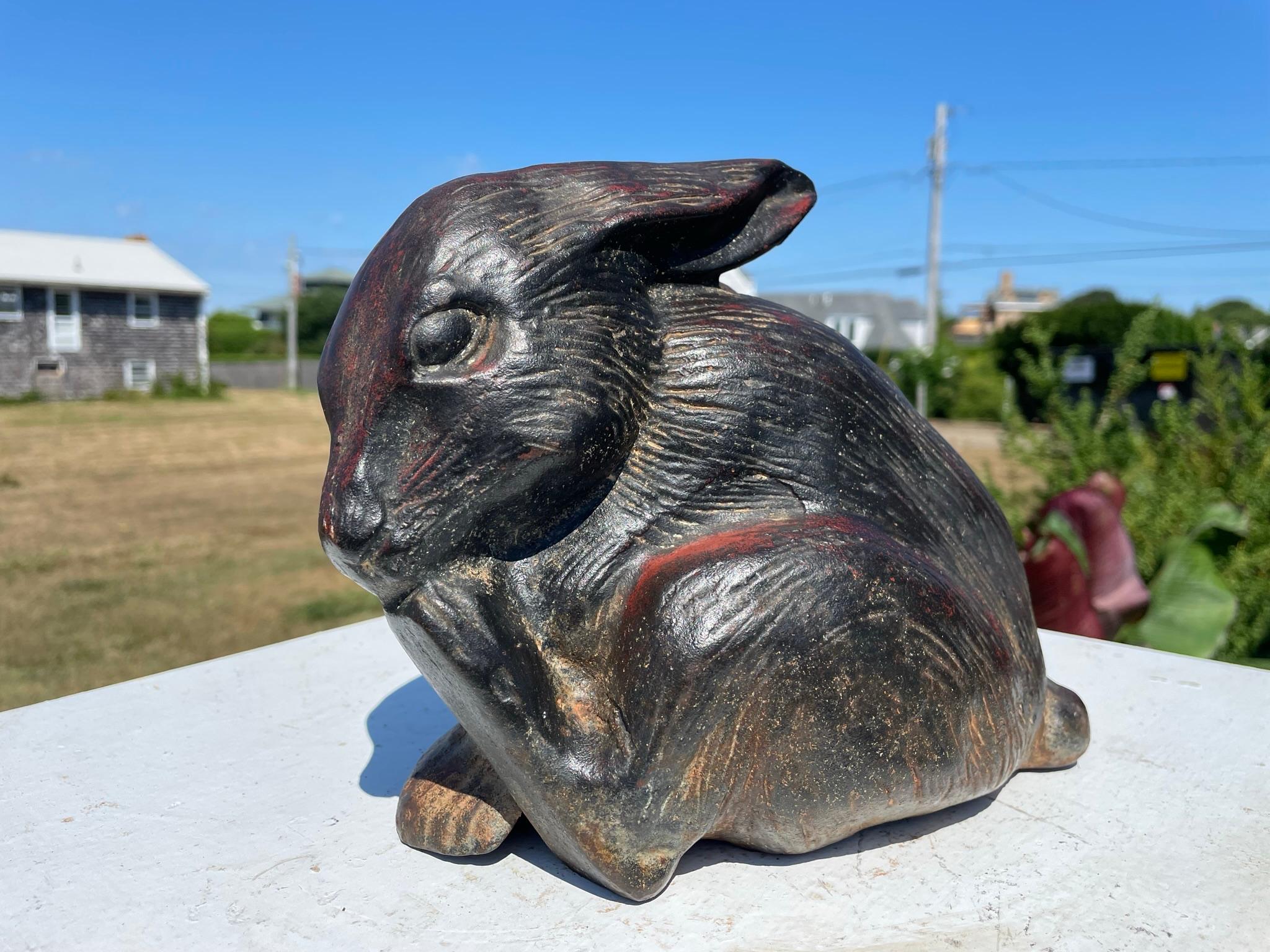 big rabbit statue