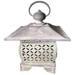 Japanese Fine Early Antique Bronze Lantern 150 Years Old, Mint Condition