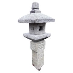 Japanese Fine Old  Garden Lantern , Tea Master Hand Carved