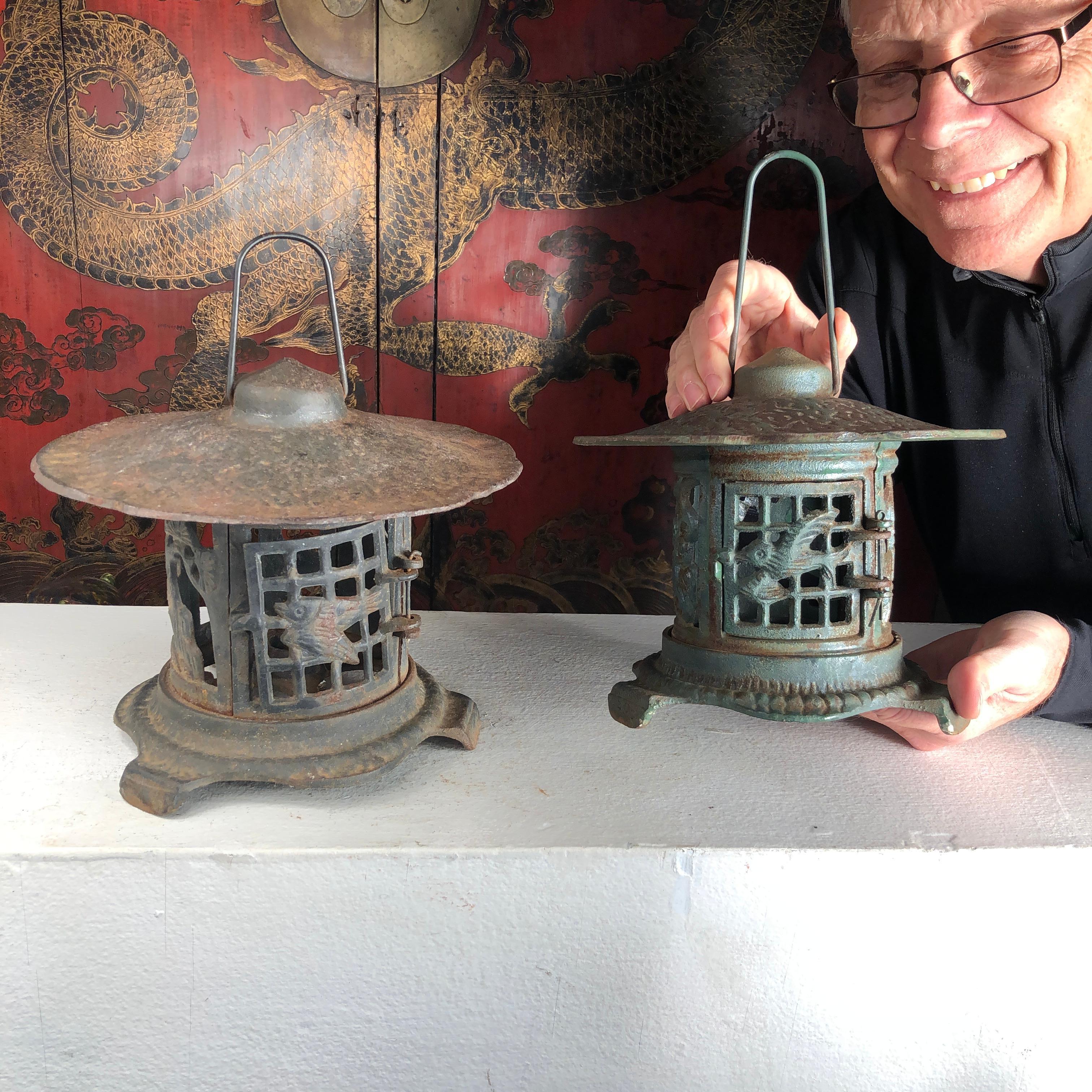 Fine pair

From our recent Japanese travels in original as found condition

Japan, an elegant pair (2) of antique lanterns, with 