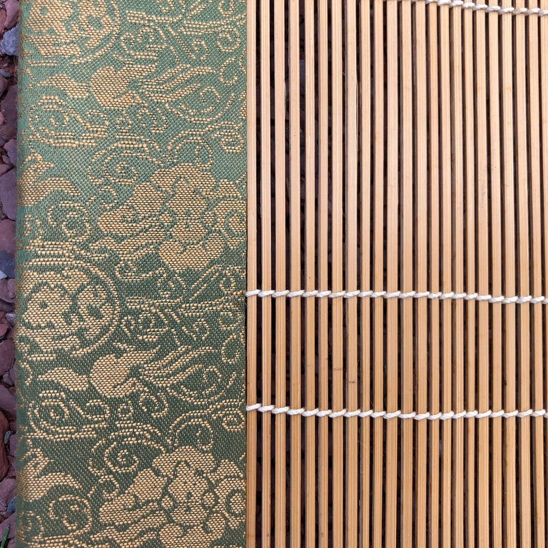 Japanese Fine Set Four Silk and Bamboo Blinds or Screens "Sudare ...