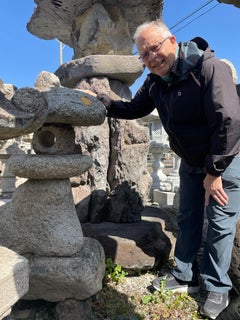 Japanese Fine Stone Spirit Mountain Lantern