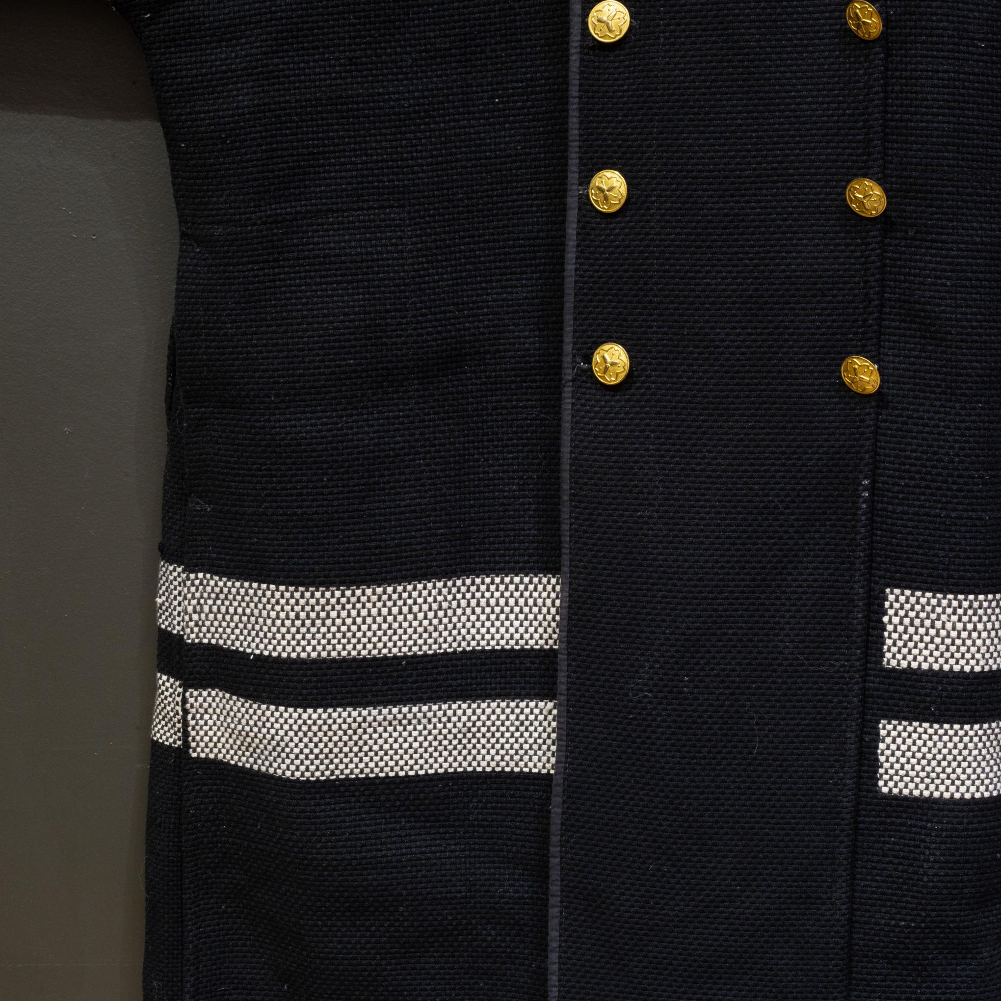 20th Century Japanese Firefighter Shashiko Jacket, Showa Period 1920