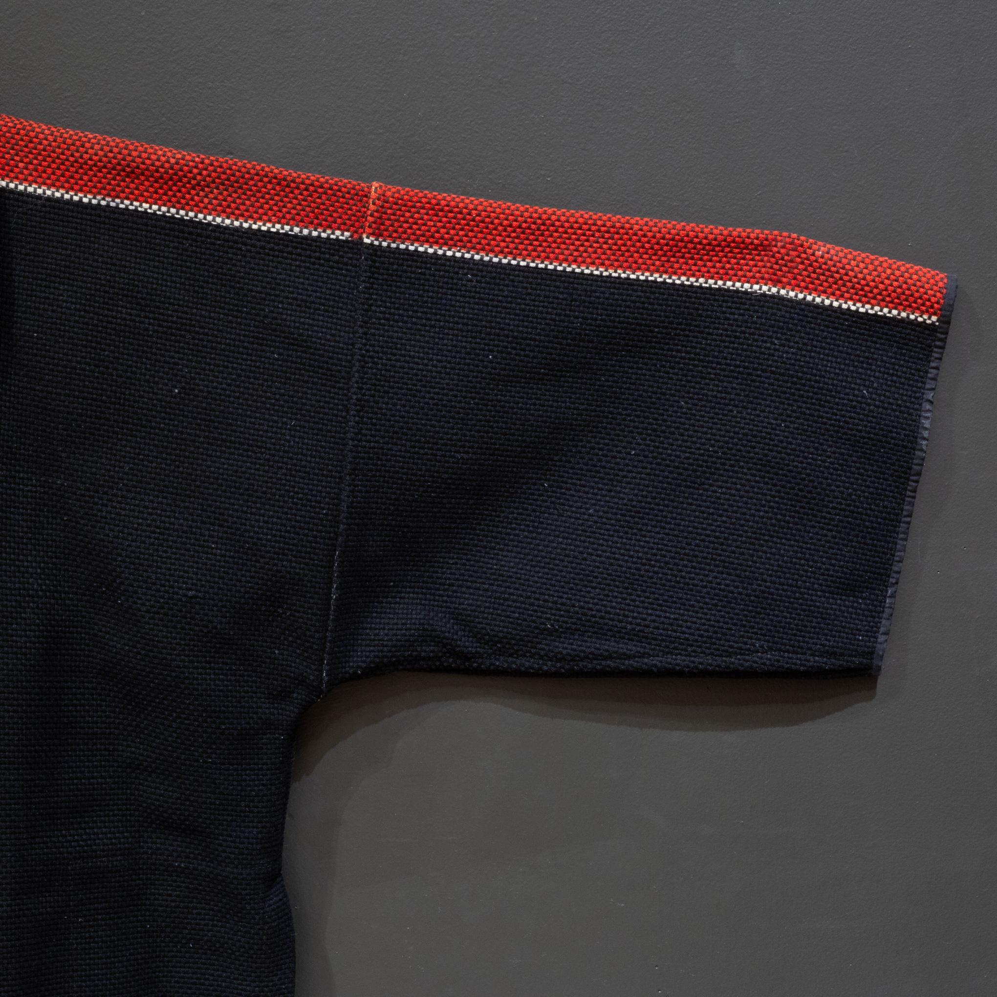 Metal Japanese Firefighter Shashiko Jacket, Showa Period 1920