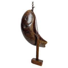 Japanese Fish Shape Meditation Drum (Gyoban), Edo Period
