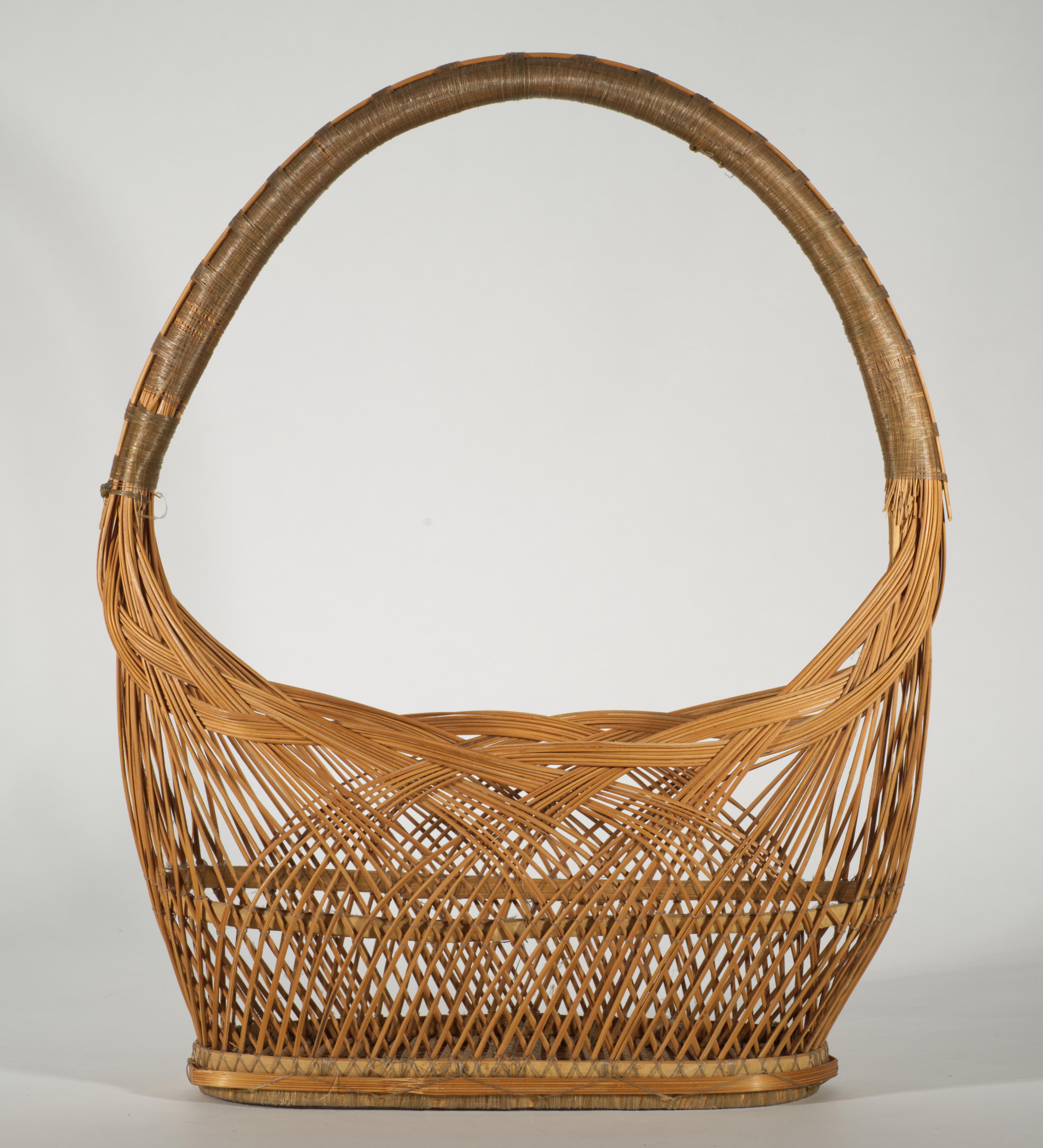 Panier Ikebana japonais, bambou, style Suruga Sensuji en vente 3