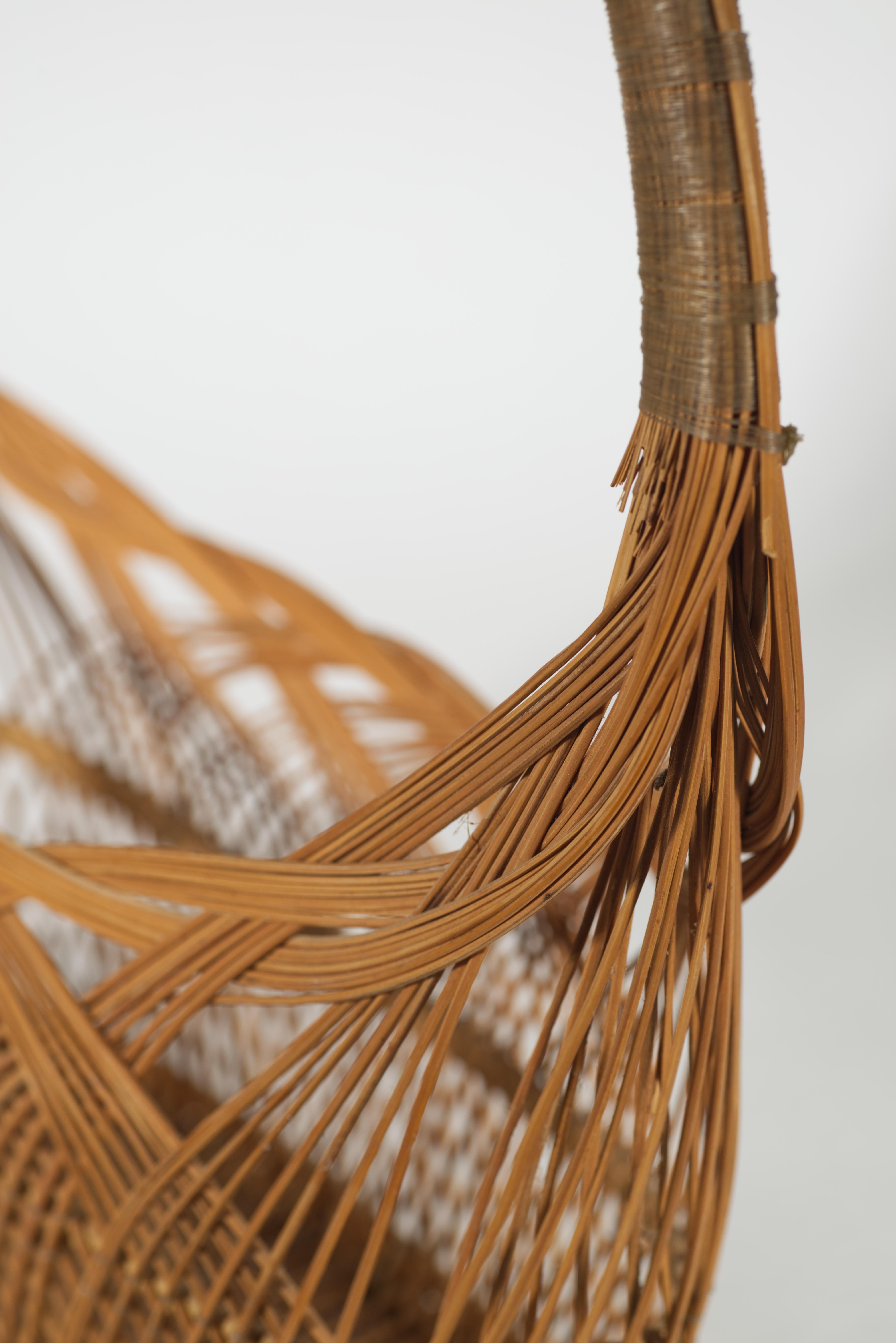 Fait main Panier Ikebana japonais, bambou, style Suruga Sensuji en vente