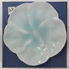 Carini Italia Japanese Flower-Shaped Porcelain Set, 1988