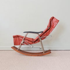 Japanese Foldable Rocking Chair by Takeshi Nii, 1950's
