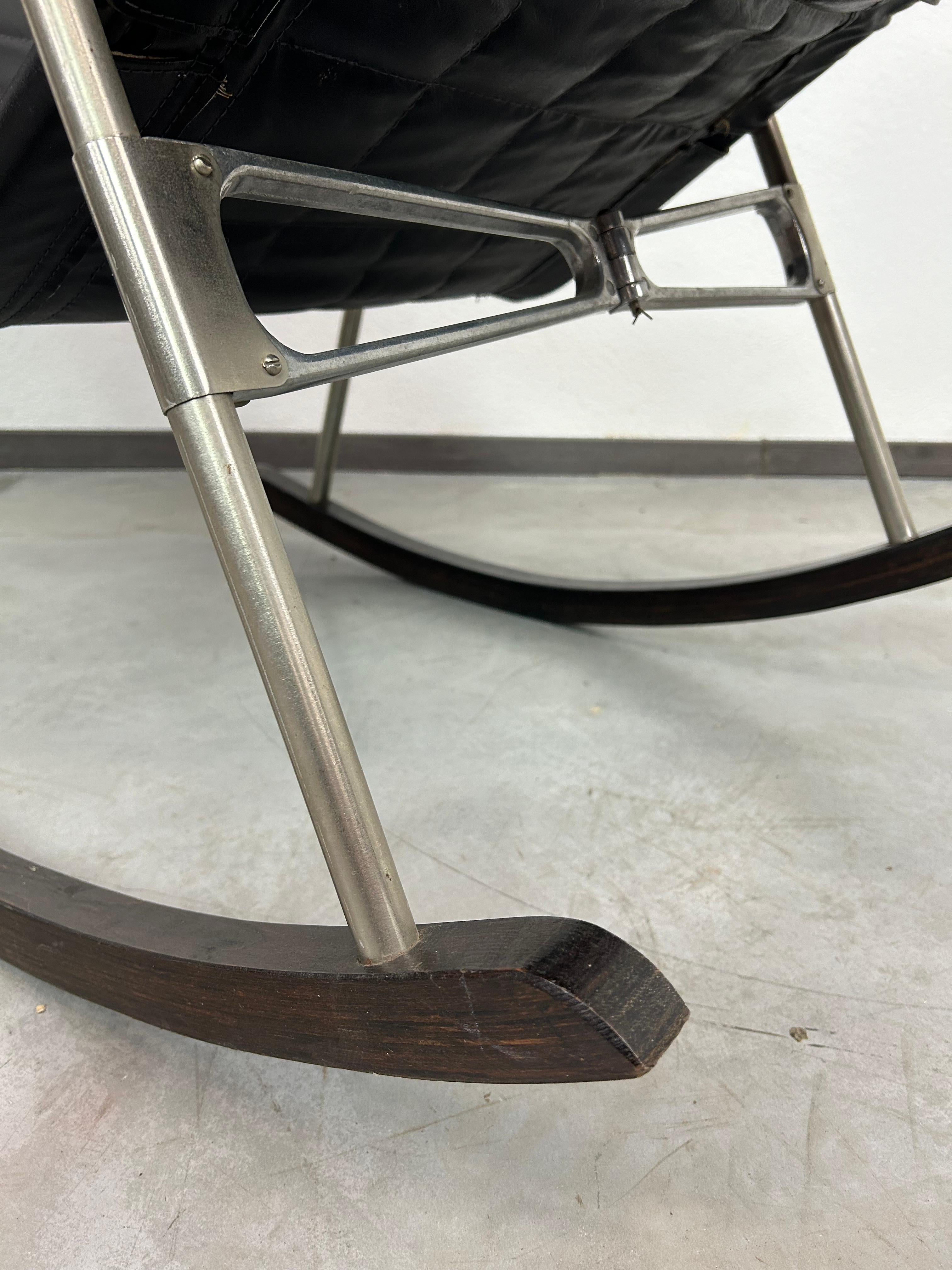 Chaise à bascule pliante japonaise de Nii Takeshi Bon état - En vente à Banská Štiavnica, SK