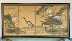 Japanese folding screen