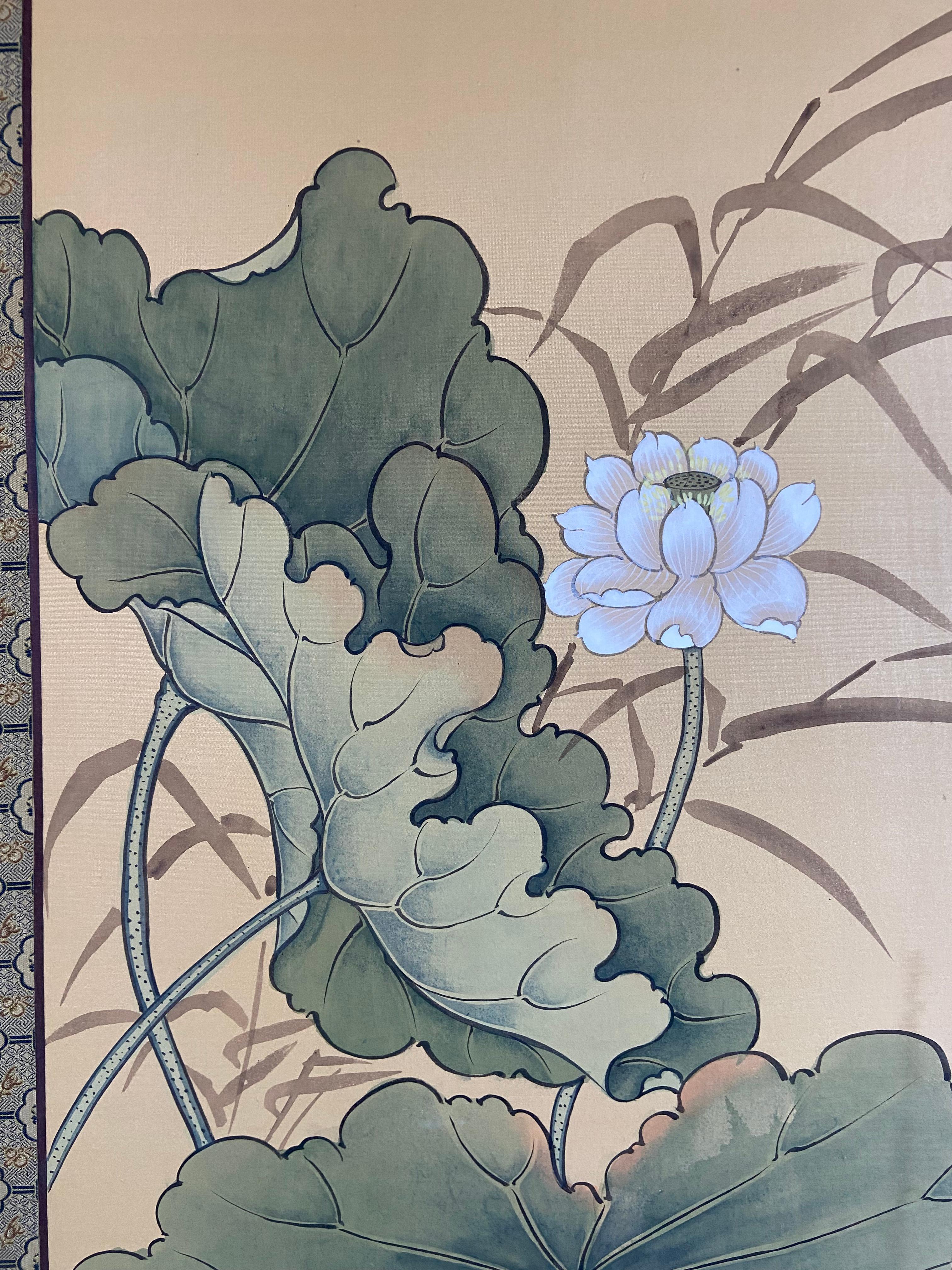 Mid-20th Century Japanese folding screen For Sale